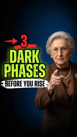 The 3 Dark Phases Before You Rise #personalgrowth #wisdom #selfimprovement