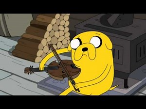 Finn listening to music