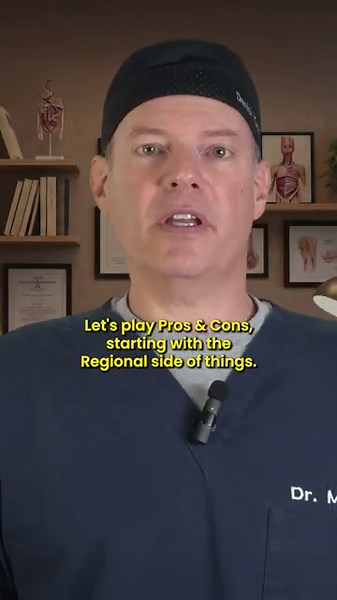 Pros & Cons of REGIONAL Anesthesia | #science #doctor #anesthesia #patientcare #patienteducation