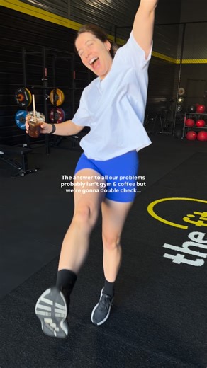 Adelaide Group Fitness Gym on Instagram: "PSA: @cheekygrincoffee is back open & yes it does actually fix all our problems ☕️🤭"