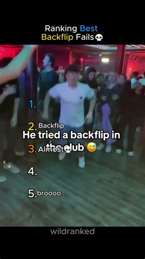 Ranking Best Backflip Fails💀