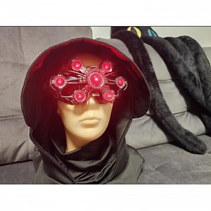 Self-design Cyberpunk Glowing Mask/goggles, Luminous Cyberpunk Maelstrom Cosplay Mask, Rave Party DJ Mask, Cool 3D Print Futurstic Tech Mask - Etsy