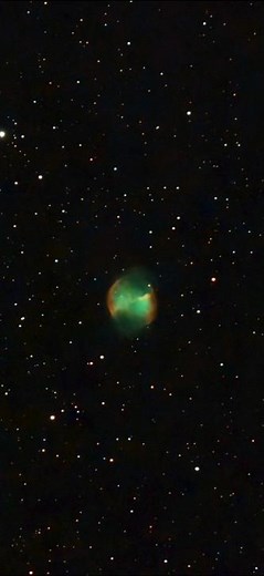 Dumbbell Nebula M27 Captured with Seestar S50 Telescope #Astronomy #SeestarS50 #astrophotography