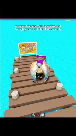 Build to Survive The Tsunami - Roblox The Hatch