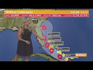Tracking Tropical Storm Isaias (7/30/20 5 a.m. update)