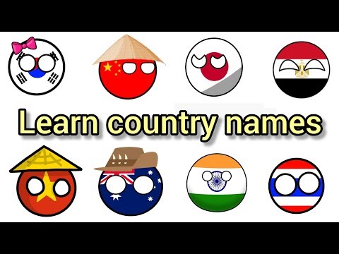 🇰🇷🇦🇮🇦🇴🇸🇹Learn A to Z Country Names with Country Balls 🌍 | Fun Geography for Kids |Wonderdots7💜