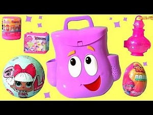 Dora Explorer's Backpack Surprise from Nickelodeon Dora the Explorer LOL DOLLS Fashems Stackems