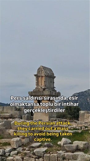 Esareti kabul etmeyen bu şehri daha önce görmüş müydünüz? #tarih #likya #antalya