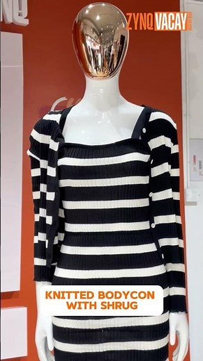 Knitted Bodycon With Shrug