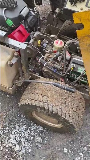 walker mower engine swap