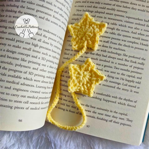 Star Bookmark Crochet Pattern, PDF, Digital Instant Download - Etsy