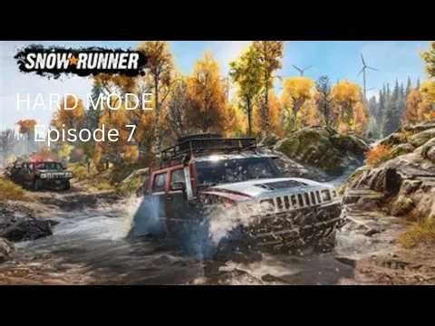 SNOWRUNNER | HARD MODE | RAW Gamplay | No Mic | Episode 7