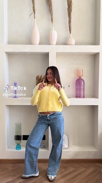Different ways to wear our yellow cardigan💛🐝 Get urs now! www.notfoundco.com