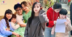 2 người con của Hồng Đăng - Lan Phương tái ngộ sau 3 năm: Em trai đã nặng bằng chị, ái nữ trổ dáng cao 1m6