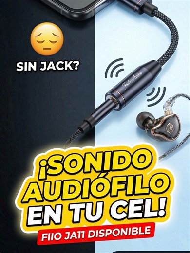 🔌 No compres cualquier adaptador USB-C a 3.5 sin ver esto. Este te deja volver a usar tus audífonos con cable en tu celular y mejora el sonido frente a uno común. 🎚️ Y si usas Android, también puedes ecualizar el sonido o usar modos de sonido. 🎧 Si lo quieres con unos audífonos de nuestra tienda, escríbenos por WhatsApp o entra al link en bio y te damos precio especial en combo. #fiio #ja11 #audifonos #usbc #audio #peru #audioandtech