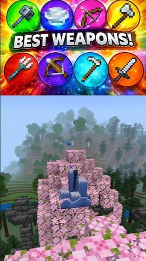 BEST WEAPONS in Minecraft 💥 Top OP Weapons You Must Try! 😱 #minecraft #ytshorts