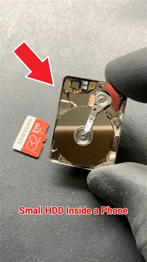 Small HDD Inside a Phone 😱🔥