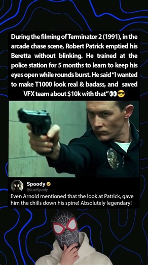 During the filming of Terminator 2 (1991), Arnold Schwarzenegger wasn't ready