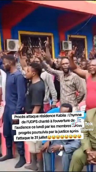L'hymne de l'UDPS chanté à Kinshasa