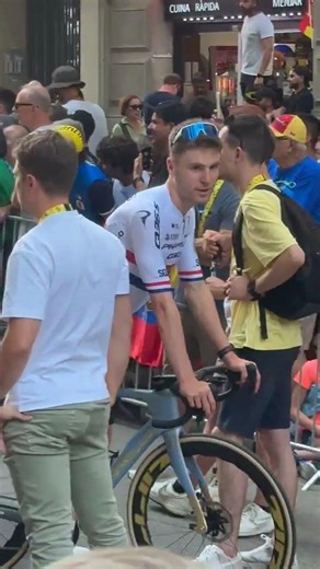 The New British Champ In His New Jersey At The Tour de France
