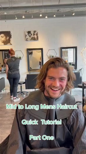 Mid - Long Mens Haircut Quick Tutorial #haircut #hair#hairstyle #hairstyles #hairtok #haircuttutorial #hairtutorialvideos #hairtutorialvideo #haireducation #haireducatoruk #haireducator2022 #salonlife #behindtheChair # | Jamesbusbyhair