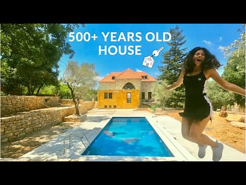 Lebanese Architecture - house tour of one of the most authentic Lebanese houses! | VLOG#4