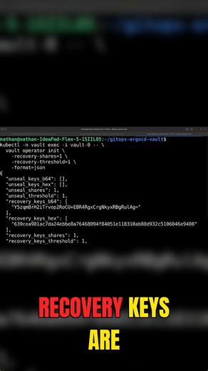 Recovery Keys vs Unseal Keys in Vault Auto-Unseal