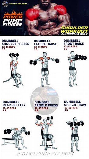 SHOULDER WORKOUT (DUMBBELLS ONLY) | FOLLOW ALONG ROUTINE 💪🔥