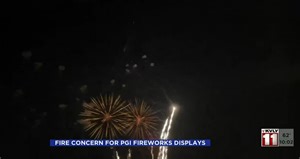 PGI Convention fireworks sparks fire concern during drought