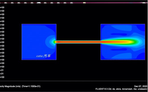 Fluent 6.3可压缩喷射流_动网格_simulation