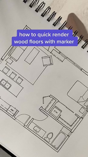 Marker Rendering Tutorial: Quick Wood Floor Design