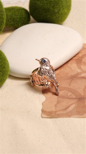 10K views · 223 reactions | SNEAK PEEK: Let this perfect songbird perch on your finger for a while. ✨ Do you have a favorite type of bird? #RoseGold #Ring #PaparazziAccessories | Paparazzi Accessories | Facebook