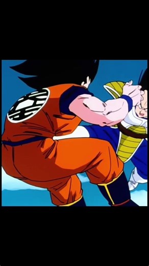 Goku Vs Vegeta saiyan saga part-3 #goku #vegeta #dbz