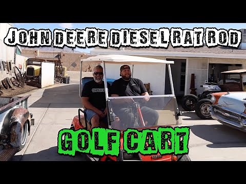 Diesel Rat Rod Golf Cart Like Never Before!