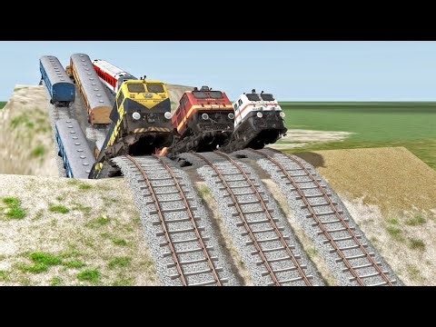Extreme Risky Bumpy Tracks & Train Drift 😳🔥 | Train Simulator Indian Train #verticallive #live