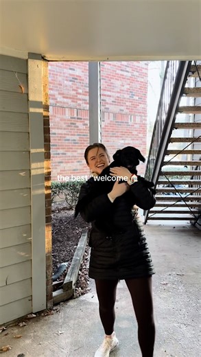 Luna’s Black Lab Life on Instagram: "Mom was gone for 48 hours too long!! 🥹 #blacklabpuppy #blacklab #labpuppy #puppylife #blacklabsofinstagram"