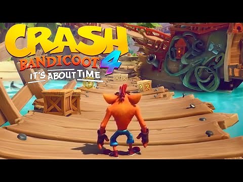 Crash Bandicoot 4: It's About Time - New Gameplay Pirate Beach