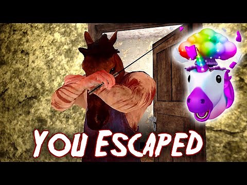 I BROKE THE GAME + I ESCAPED!! | HeadHorse: Horror Game