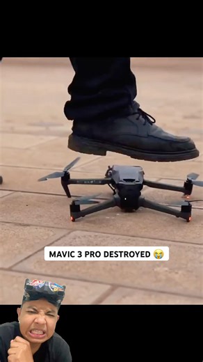 Dji Mavic 3 Pro Destroyed 😭 #djidrone #dji #crash #fail #shorts