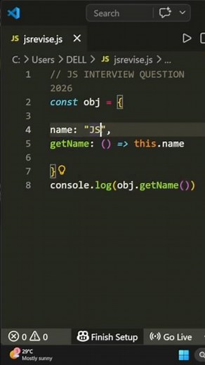 JS : Arrow function betrayed you