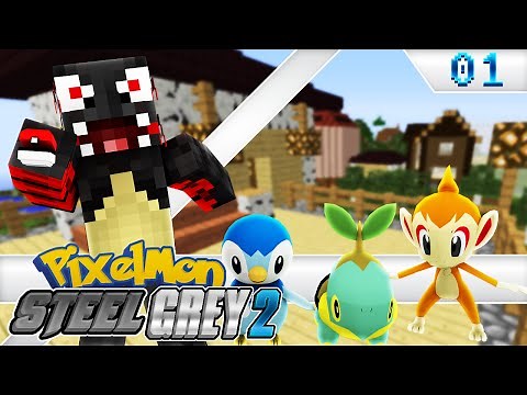 Pixelmon 4.2.2 Survival/Adventure Map - Pixelmon Steel Grey 2 - Episode 1