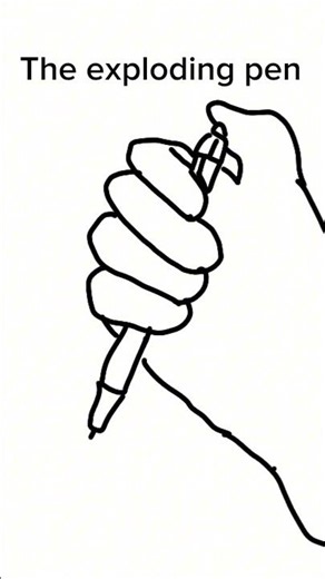 The exploding pen… #funny #memes #relatable
