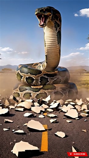 Unbelievable! Python Wraps Sheep Alive #snake #animals #anaconda