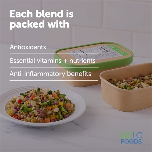 GOLO Foods make it easy to eat healthy! 🙌 Our commitment to high-quality ingredients ensures our meals are free of artificial additives or preservatives. Each blend is packed with protein, fiber, and antioxidants, so you can feel good about what you're eating. Learn more about the benefits of GOLO Foods: https://bit.ly/3Qu22bG | GOLO for Life
