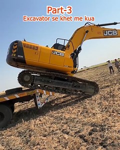 106K views · 1.1K reactions | JCB 205 Excavator unloading from Tralla TATA 3118 | Vinods Review - ek kisan mitra | Facebook