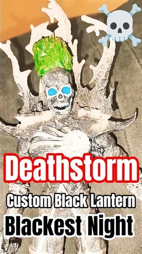 Custom Black Lantern | (Deathstorm) | Blackest Night | DC Multiverse | McFarlane Toys