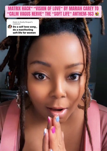 Replying to @Really Ricquel MATRIX HACK” “VISION OF LOVE” BY MARIAH CAREY TO “CALM VAGUS NERVE” THE “SOFT LIFE” ANTHEM. “Calm Vagus Nerve” codes to 1882 (Hebrew), 978 (English), and 163 (Simple) — and under that sequence, “Vision of Love” shows up as the perfect match. The song is a full‑body exhale: long sustained notes, warm vibrato, and lyrics about being held, supported, and finally not carrying everything alone. It’s the ultimate soft‑life anthem, the frequency of being cared for instead of