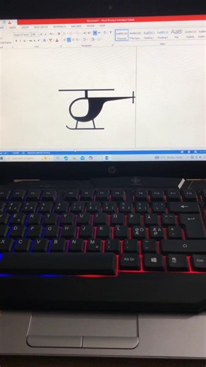 Shortcut Key In MS Word For two Symbol | Helicopter 🚁 Aeroplane ✈️ | Shorts