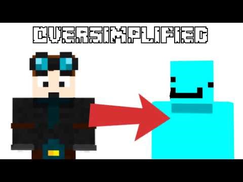 I oversimplified Famous minecraft youtubers skin #2