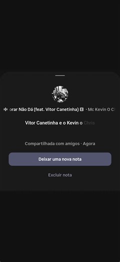 Notas do Instagram: Música e Relações com Kevin o Chris